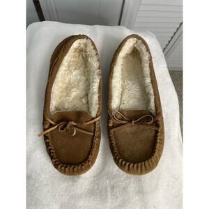 Target Brand brown slip on slippers MISMATCHED different colors women's 10